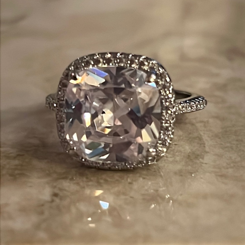 Simulated Diamond Ring